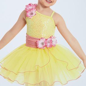 Yellow and Pink Costume with Tutu